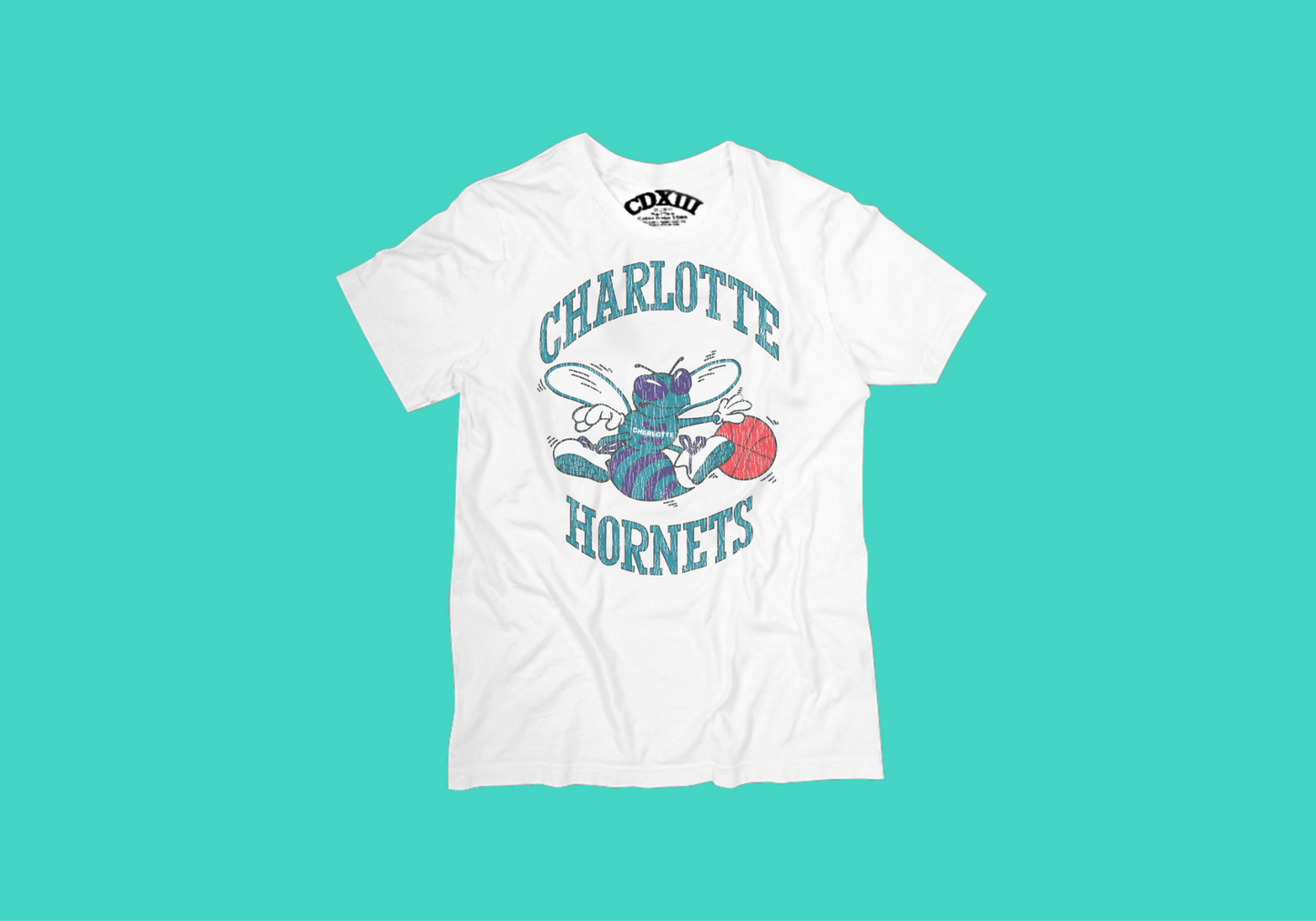 4oNe3 Charlotte Hornets Vintage T-Shirt
