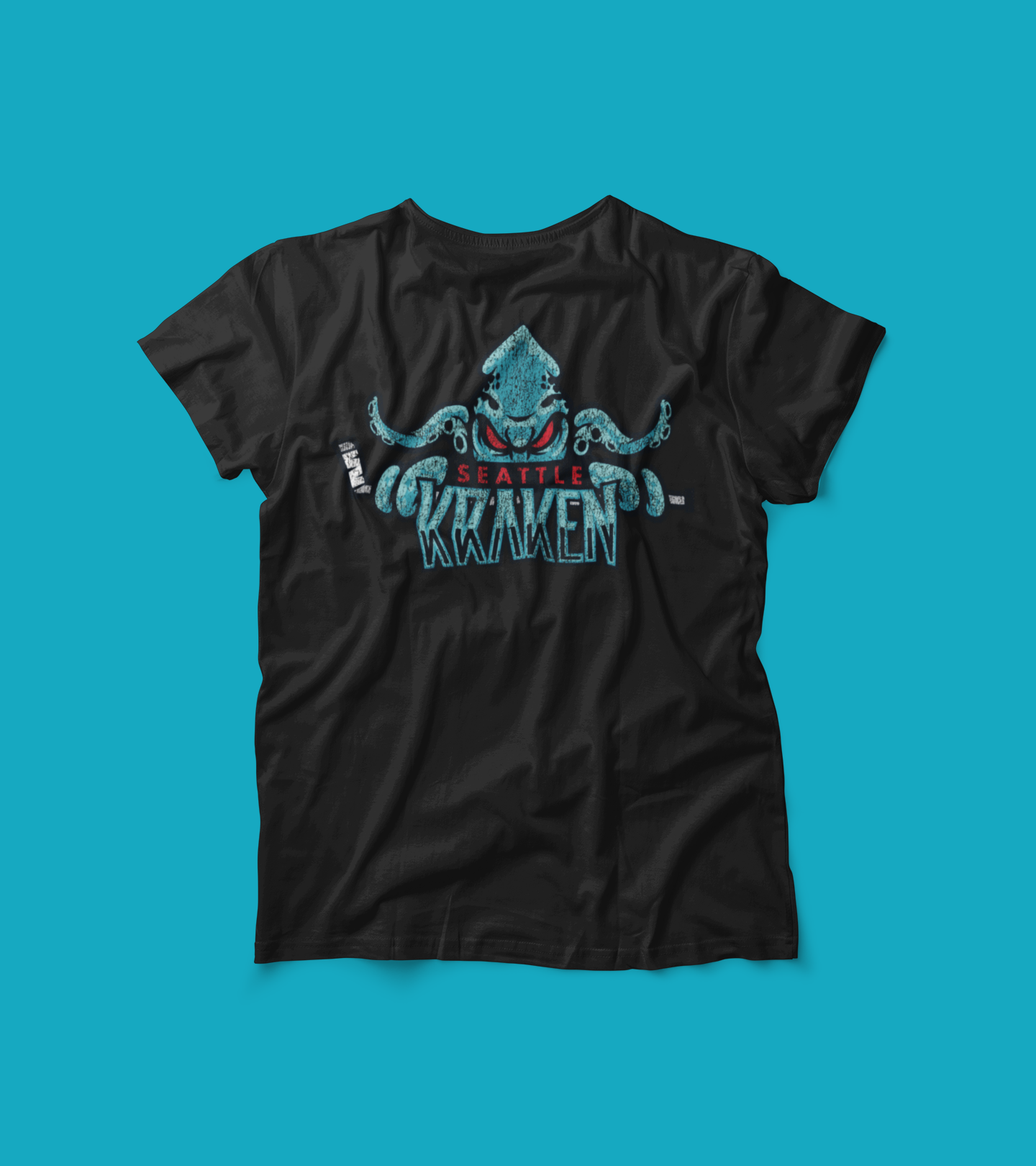 4oNe3 Seattle Kraken Vintage T-Shirt