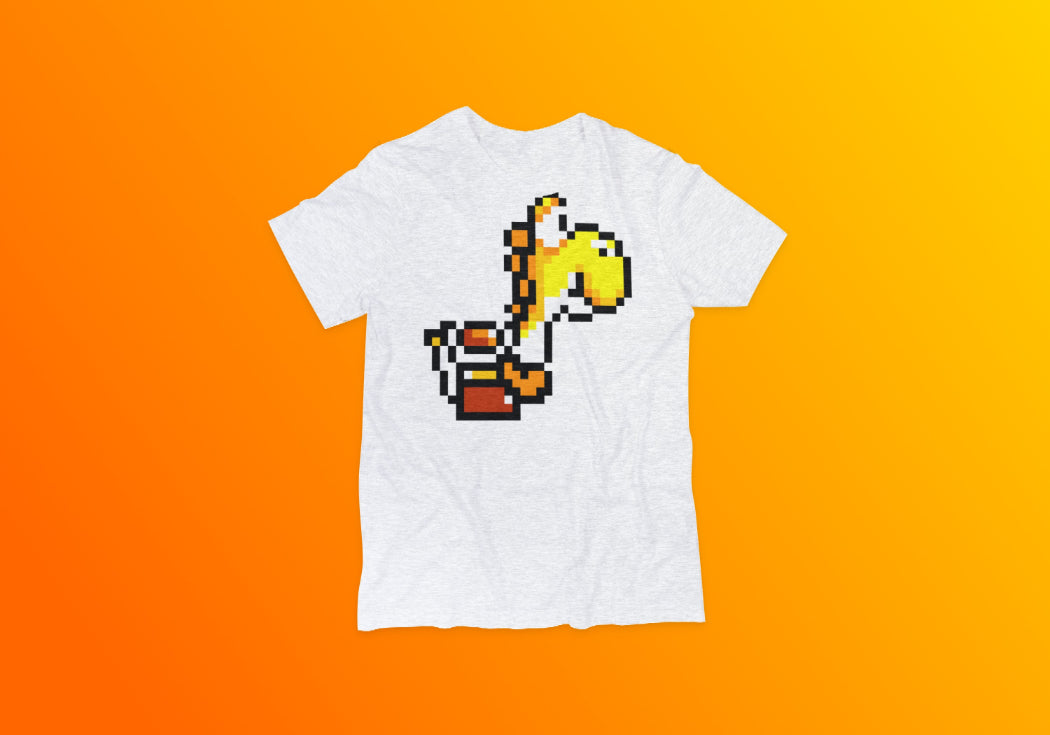 Yellow Yoshi premium short sleeve vintage t-shirt from 4one3