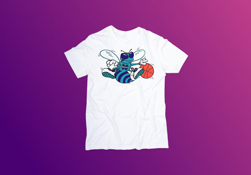 4oNe3 Charlotte Hornets Vintage T-Shirt