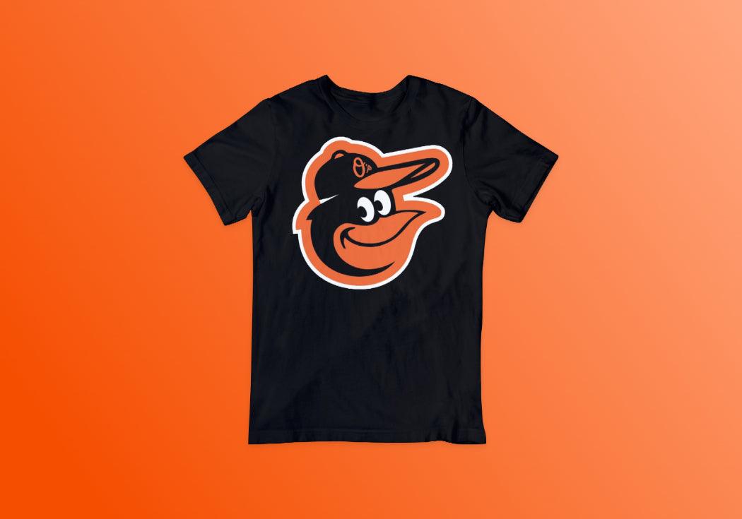 Baltimore Orioles premium black vintage t-shirt from 4one3