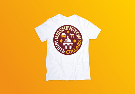 4oNe3 Washington White Collars Vintage T-Shirt
