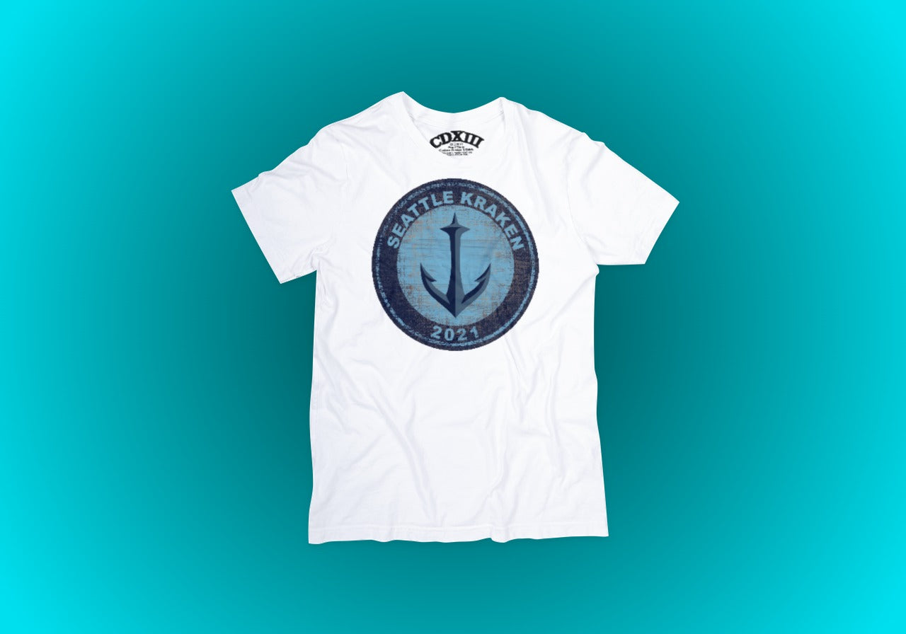 4oNe3 Seattle Kraken Vintage T-Shirt