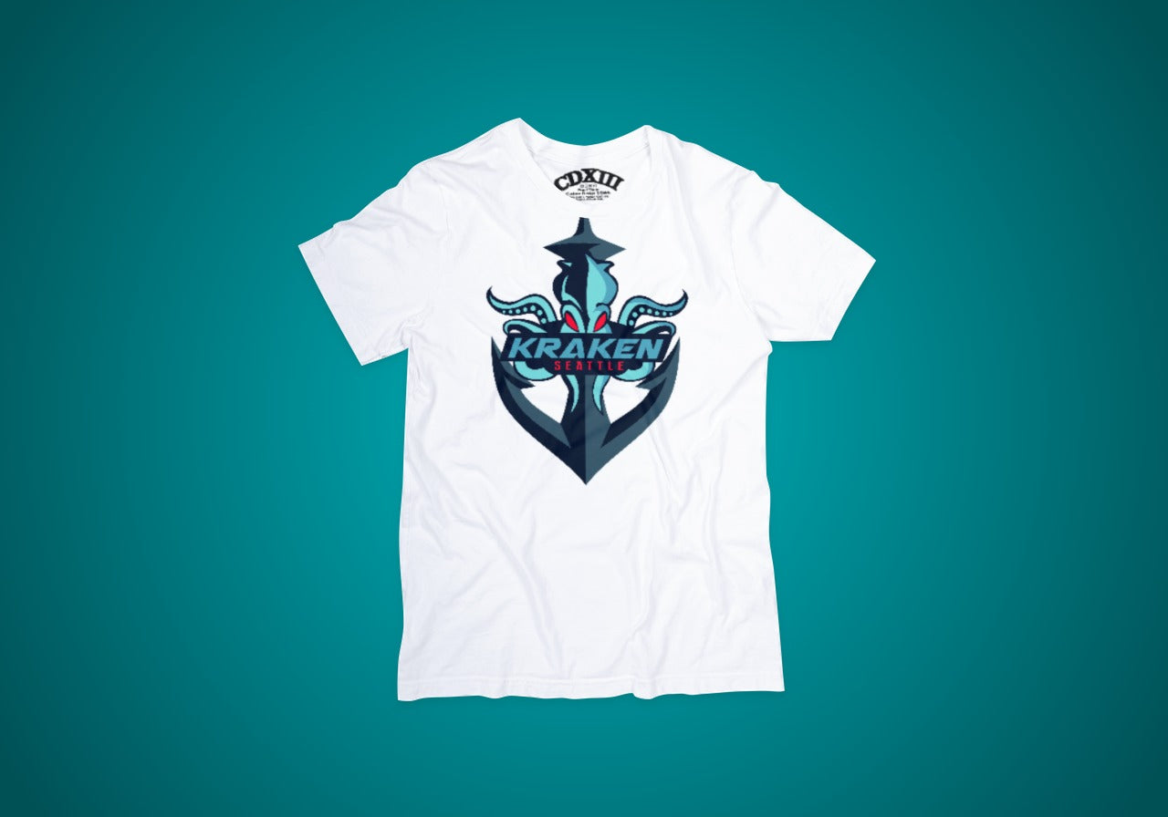 4oNe3 Seattle Kraken Vintage T-Shirt