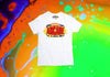 White Nickelodeon Arcade premium soft short sleeve cotton t-shirt by 4one3