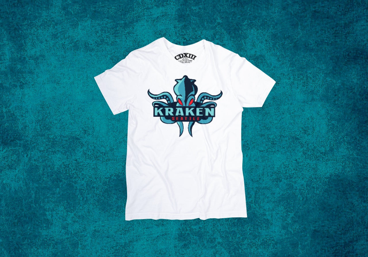 4oNe3 Seattle Kraken Vintage T-Shirt
