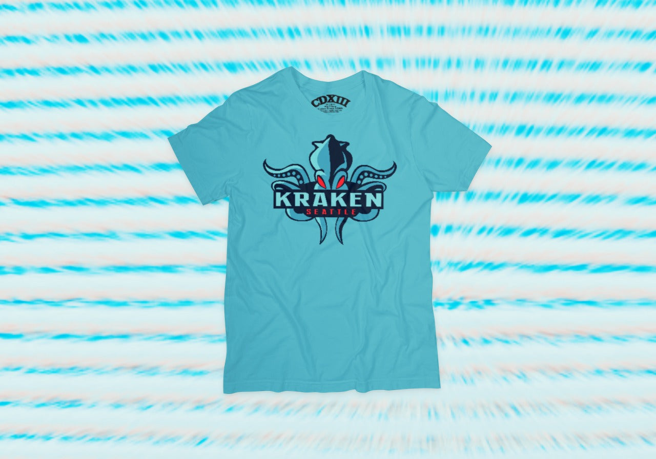 4oNe3 Seattle Kraken Vintage T-Shirt